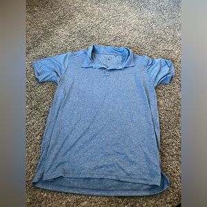 Blue polo shirt